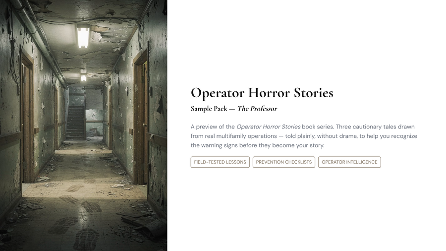 Operator Horror Stories Sample Pack