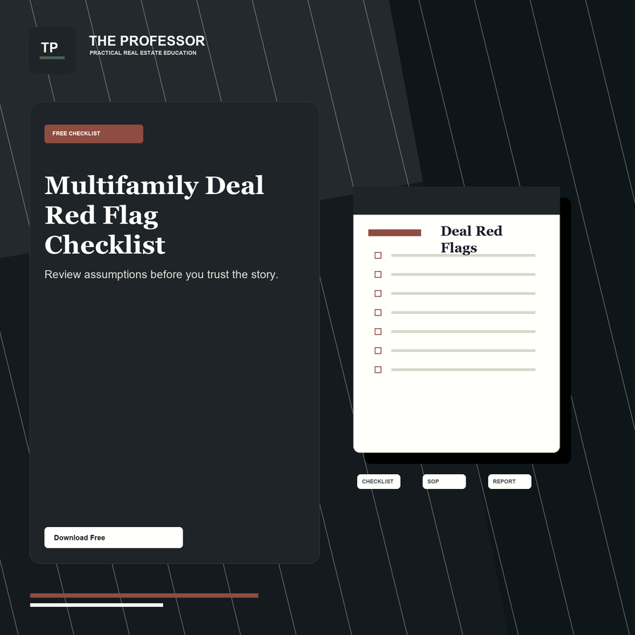 Multifamily Deal Red Flag Checklist