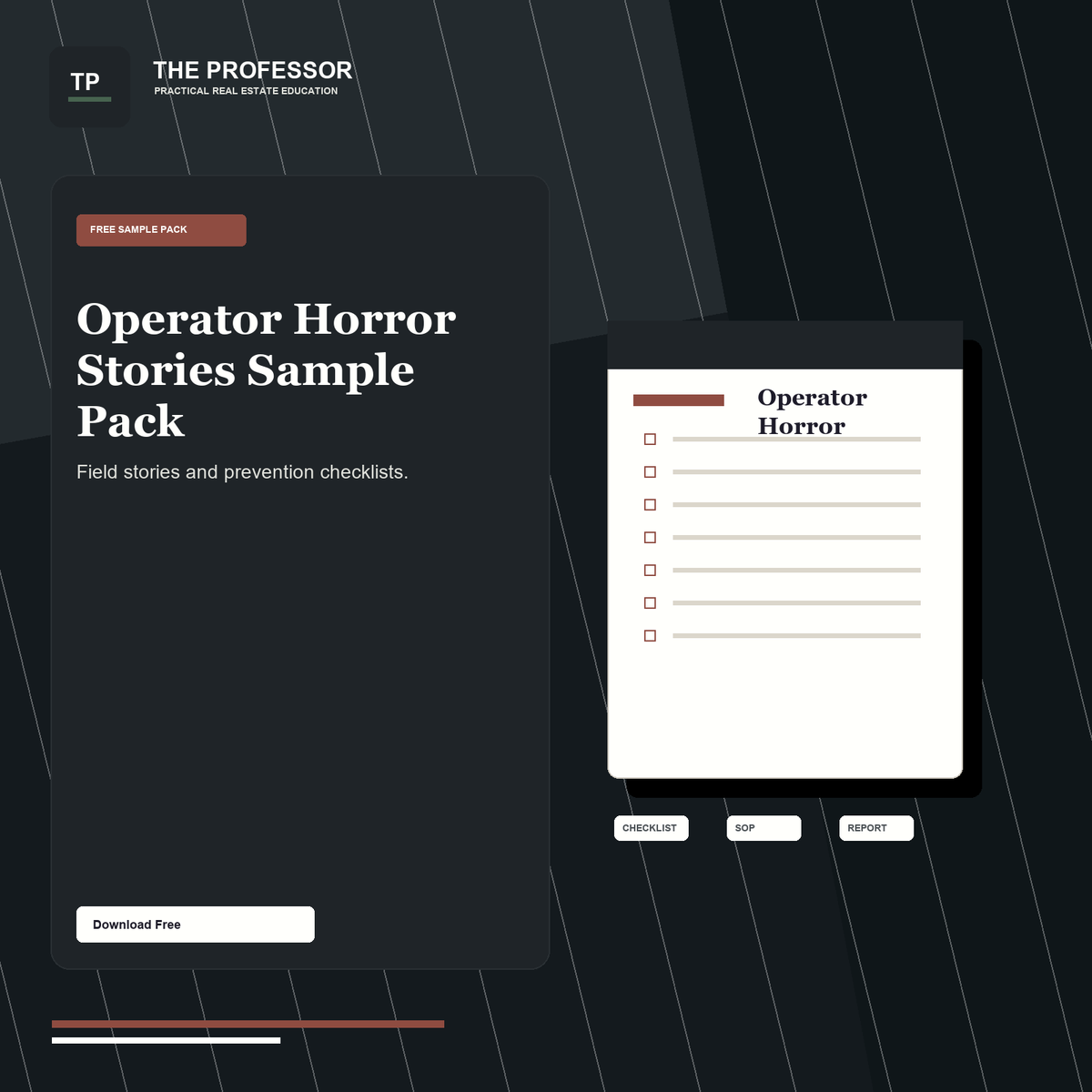 Operator Horror Stories Sample Pack