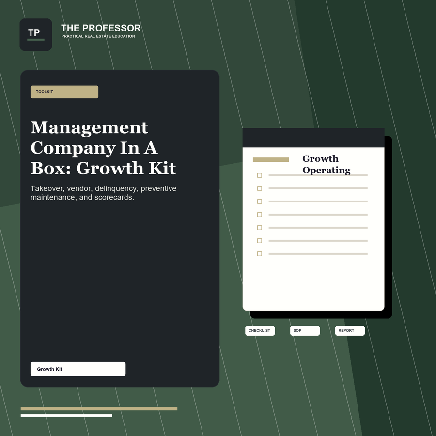 Management Company In A Box: Growth Kit