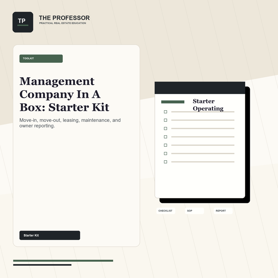 Management Company In A Box: Starter Kit